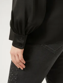 Marina Rinaldi Chemise en tissu technique NOIR Sale