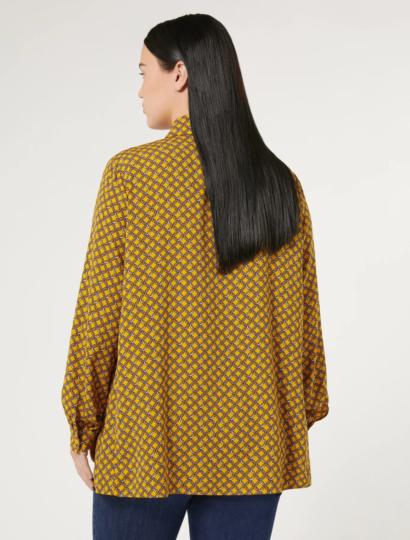 Marina Rinaldi Chemisier en cady JAUNE Clearance