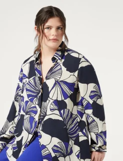 Marina Rinaldi Chemisier en cady BLEUMARINE Best