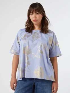 Marina Rinaldi Chemisier en chambray de coton AZURE New
