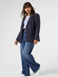 Marina Rinaldi Chemisier en chambray de coton AZURE New