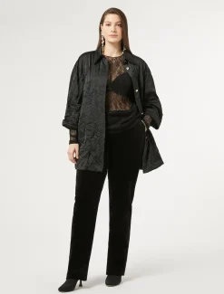 Marina Rinaldi Chemisier en duchesse NOIR Best