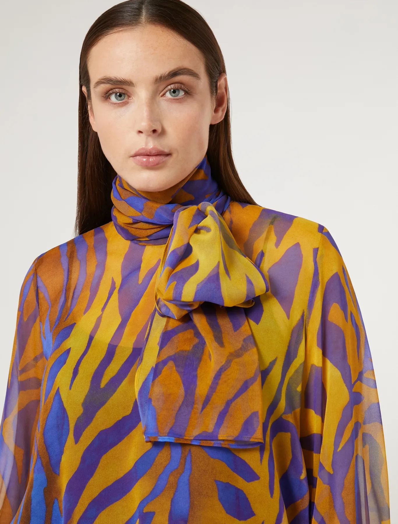Marina Rinaldi Chemisier en gegette de soie OR Discount