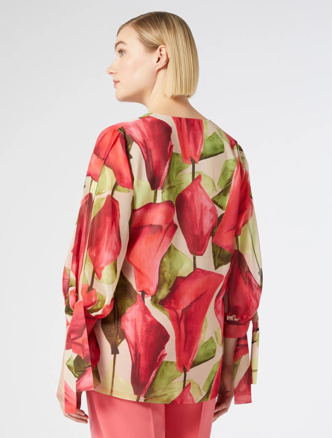 Marina Rinaldi Chemisier en georgette imprimée ROSE Hot