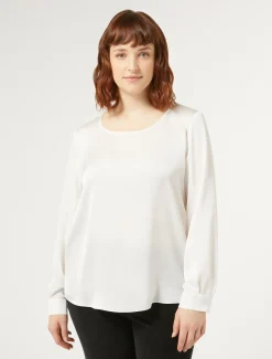 Marina Rinaldi Chemisier en satin BLANC New