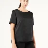 Marina Rinaldi Chemisier en satin NOIR Hot