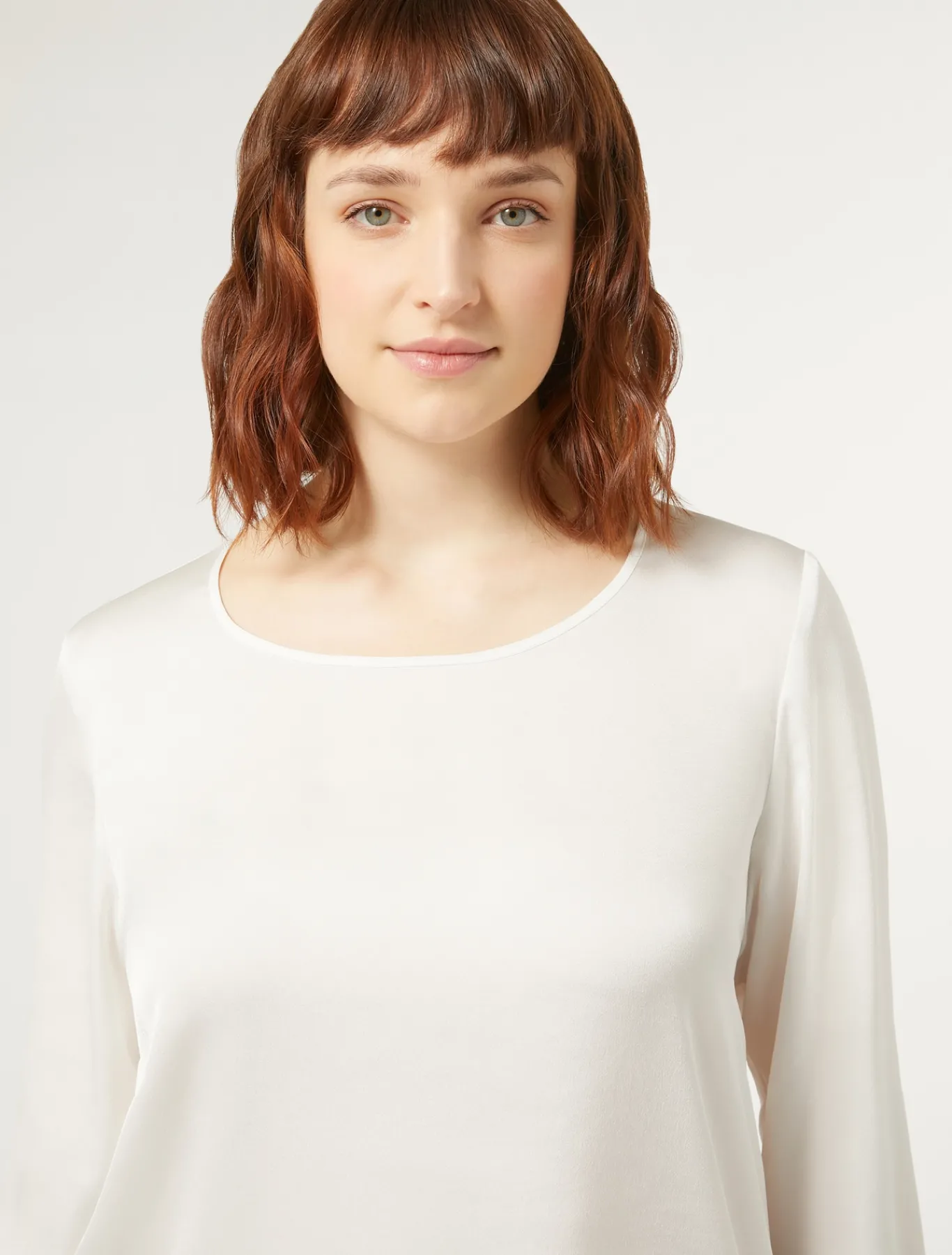 Marina Rinaldi Chemisier en satin BLANC New