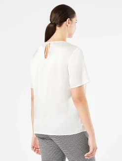 Marina Rinaldi Chemisier en satin BLANC Discount