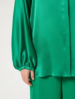 Marina Rinaldi Chemisier en satin VERTECLATANT Online