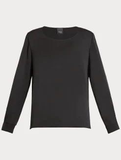 Marina Rinaldi Chemisier en satin NOIR Clearance