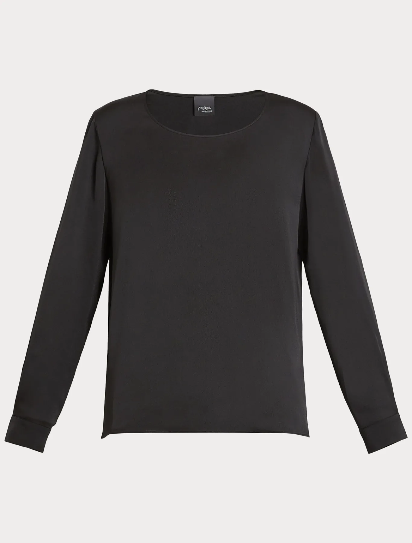 Marina Rinaldi Chemisier en satin NOIR Clearance