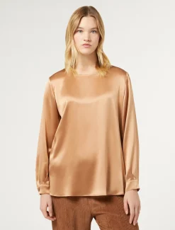 Marina Rinaldi Chemisier en satin de soie POILDECHAMEAU Best