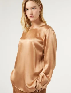 Marina Rinaldi Chemisier en satin de soie POILDECHAMEAU Best
