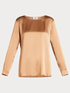Marina Rinaldi Chemisier en satin de soie POILDECHAMEAU Best