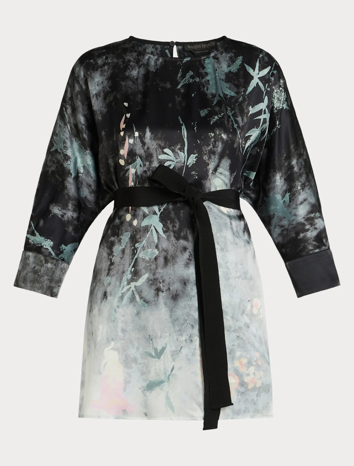 Marina Rinaldi Chemisier en satin de soie GRISFONCE New