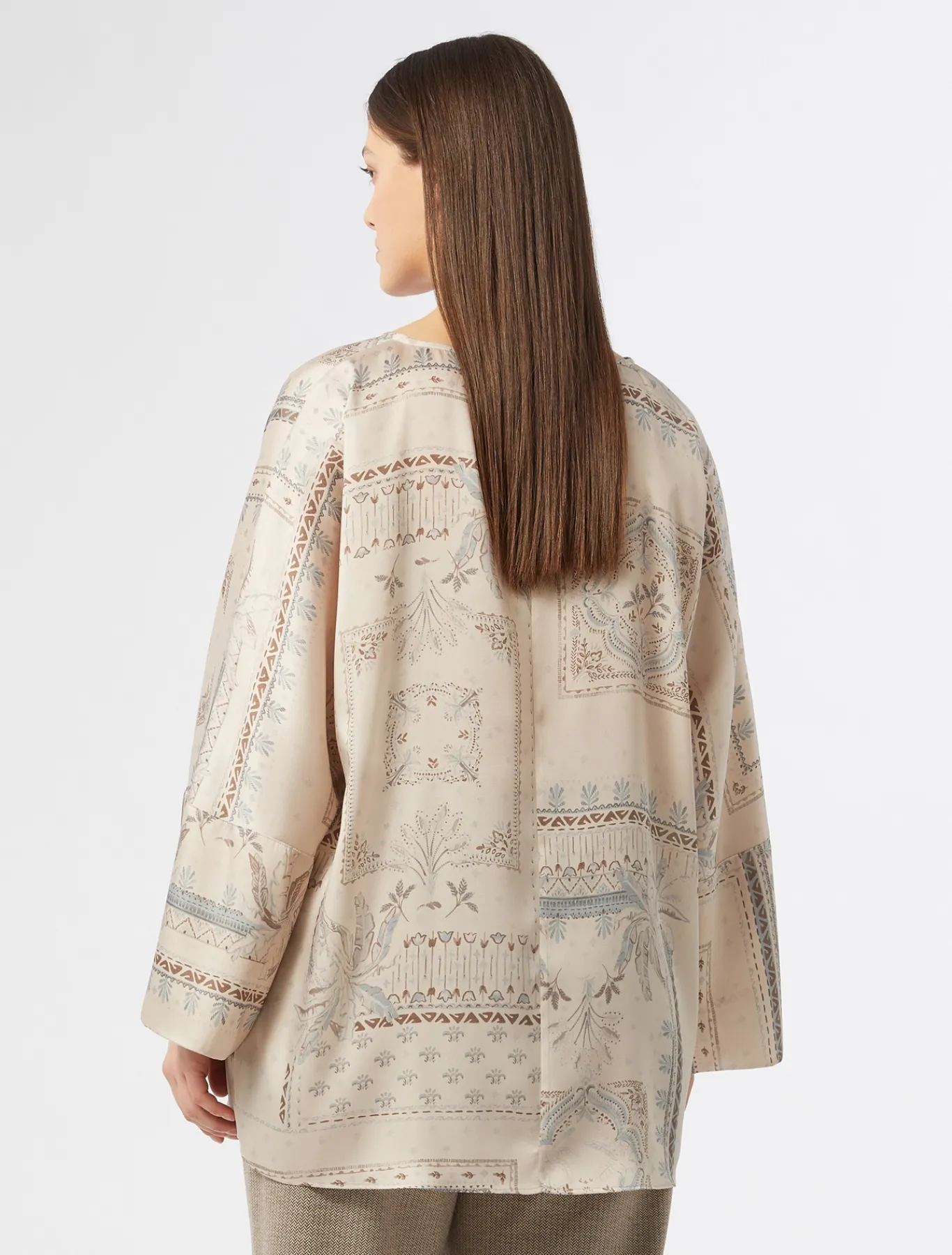 Marina Rinaldi Chemisier en sergé imprimé BEIGE Fashion