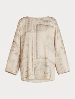 Marina Rinaldi Chemisier en sergé imprimé BEIGE Fashion