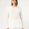 Marina Rinaldi Chemisier en soie BLANC Outlet
