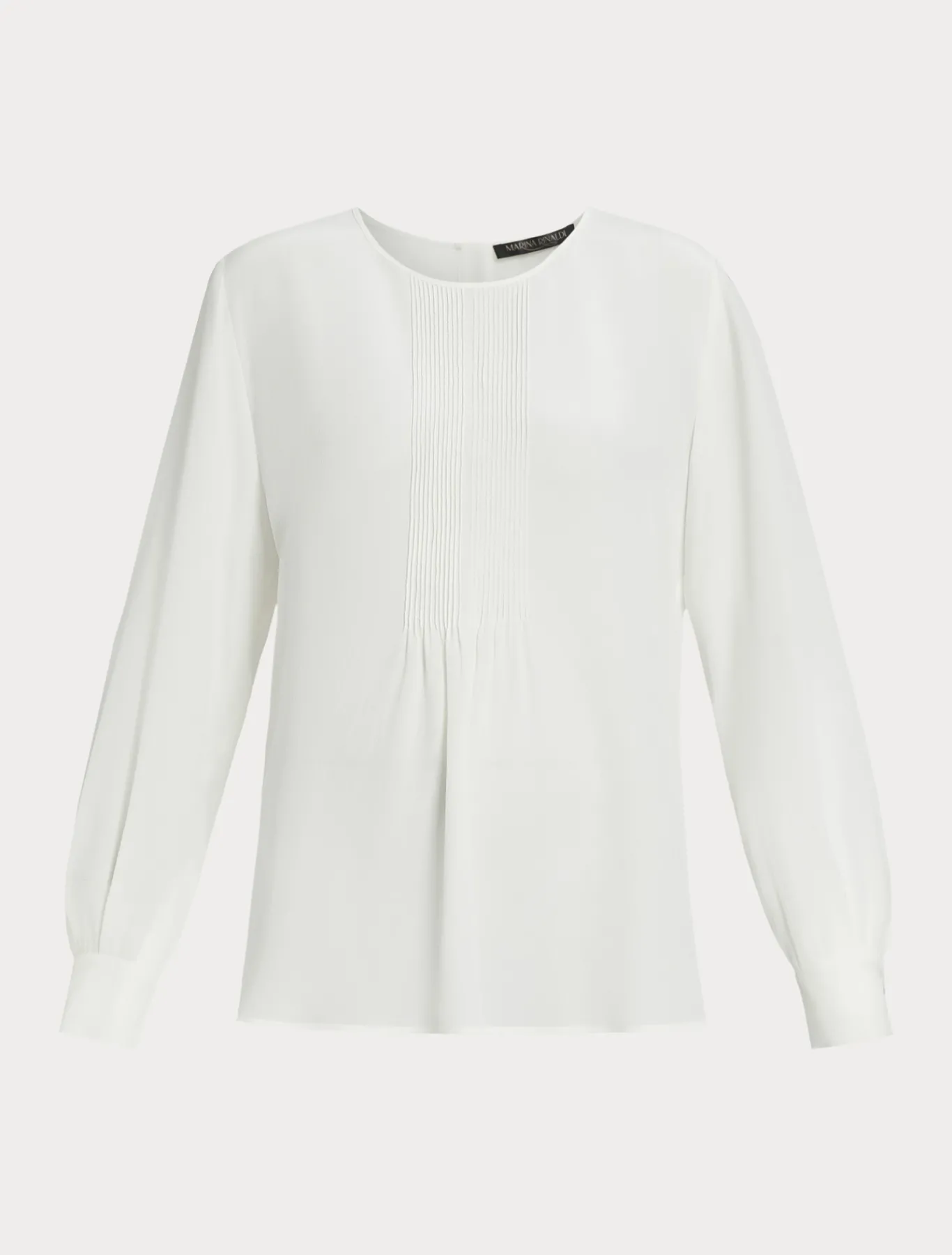 Marina Rinaldi Chemisier en soie BLANC Outlet