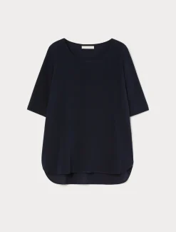 Marina Rinaldi Chemisier en soie BLEUET Clearance