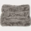Marina Rinaldi Col en tissu effet fourrure GRISMOYEN Fashion
