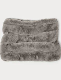 Marina Rinaldi Col en tissu effet fourrure GRISMOYEN Fashion