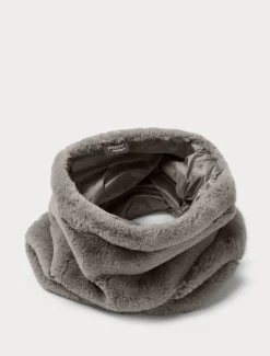 Marina Rinaldi Col en tissu effet fourrure GRISMOYEN Fashion