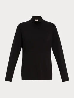 Marina Rinaldi Col roulé en jersey de viscose stretch NOIR New