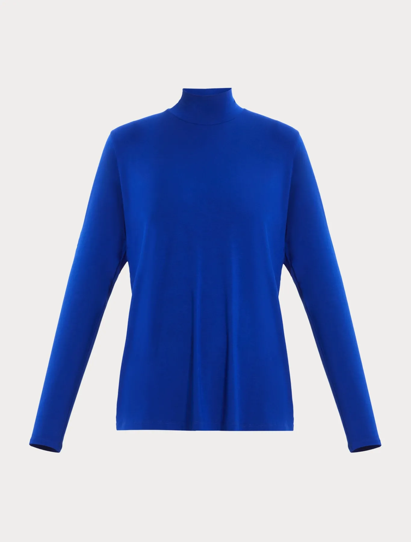 Marina Rinaldi Col roulé en jersey de viscose stretch BLEUET Outlet