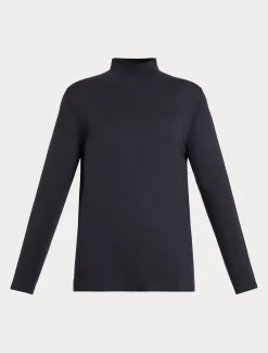 Marina Rinaldi Col roulé en viscose stretch BLEUNUIT Best