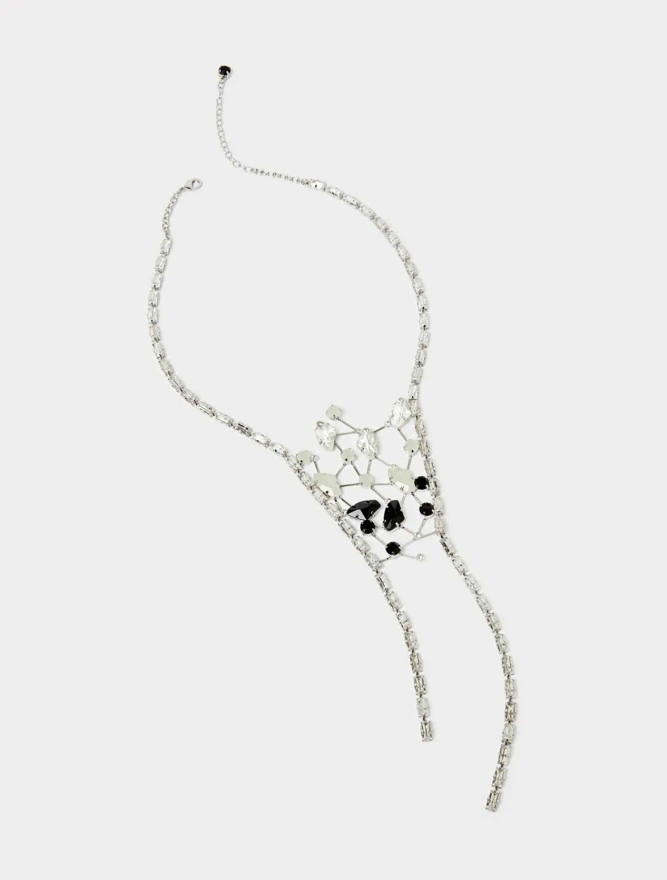 Marina Rinaldi Collier avec baguettes et strass CRISTAL Clearance