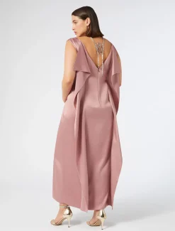 Marina Rinaldi Collier avec baguettes et strass ROSE Hot