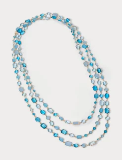 Marina Rinaldi Collier avec cristaux AZURE Hot