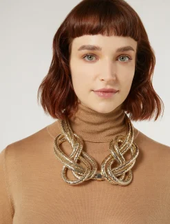 Marina Rinaldi Collier en maille métallique ORCLAIR Outlet
