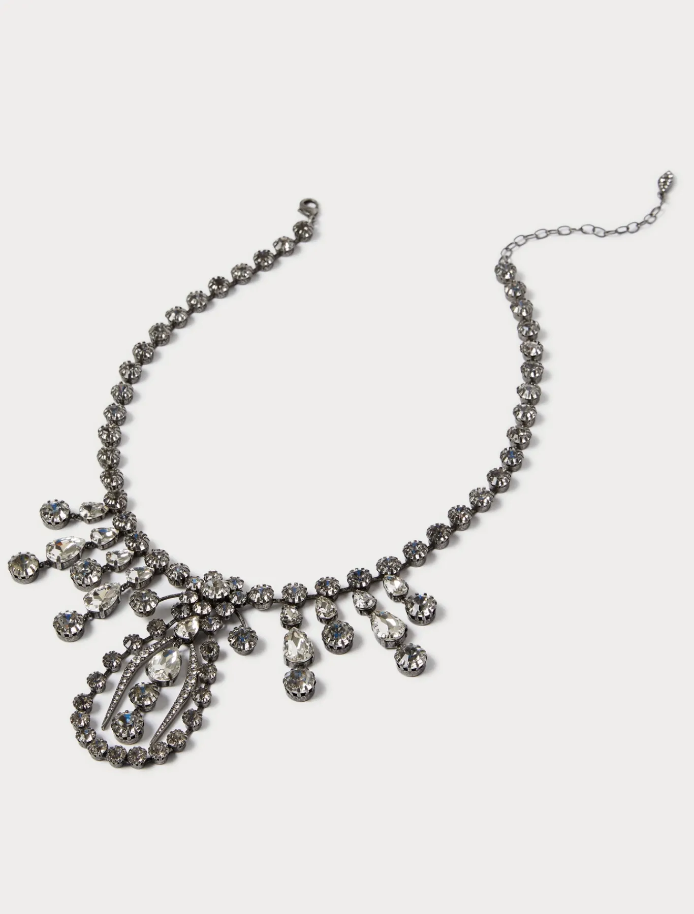 Marina Rinaldi Collier et boucles d’oreilles en strass ARGENT Sale