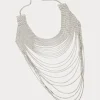 Marina Rinaldi Collier multi-brins avec strass ARGENT Online