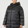 Marina Rinaldi Doudoune en tissu technique NOIR Sale