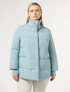 Marina Rinaldi Doudoune en tissu technique GRISBLEU Best