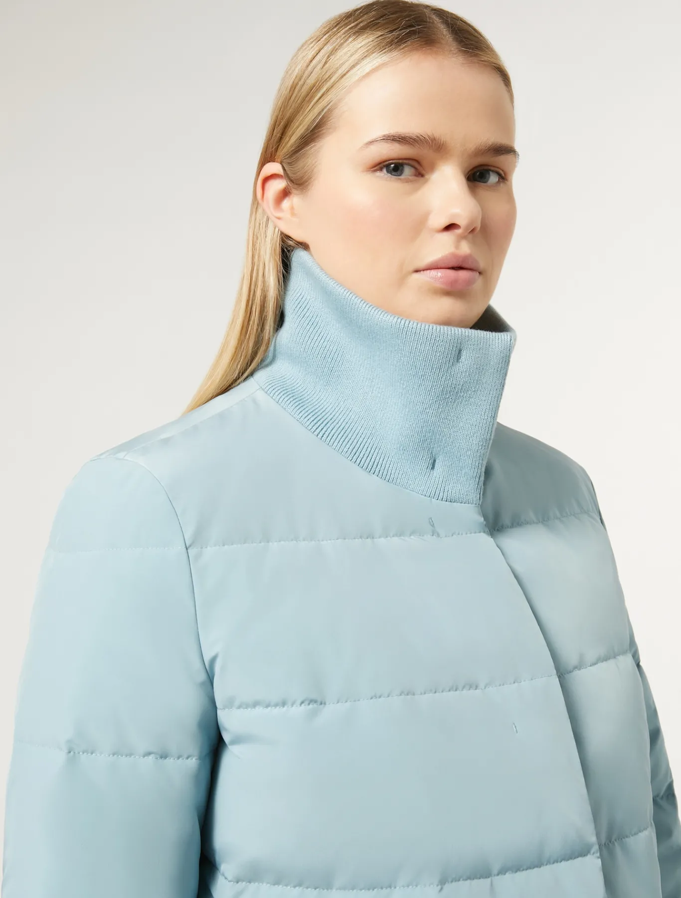 Marina Rinaldi Doudoune en tissu technique GRISBLEU Best