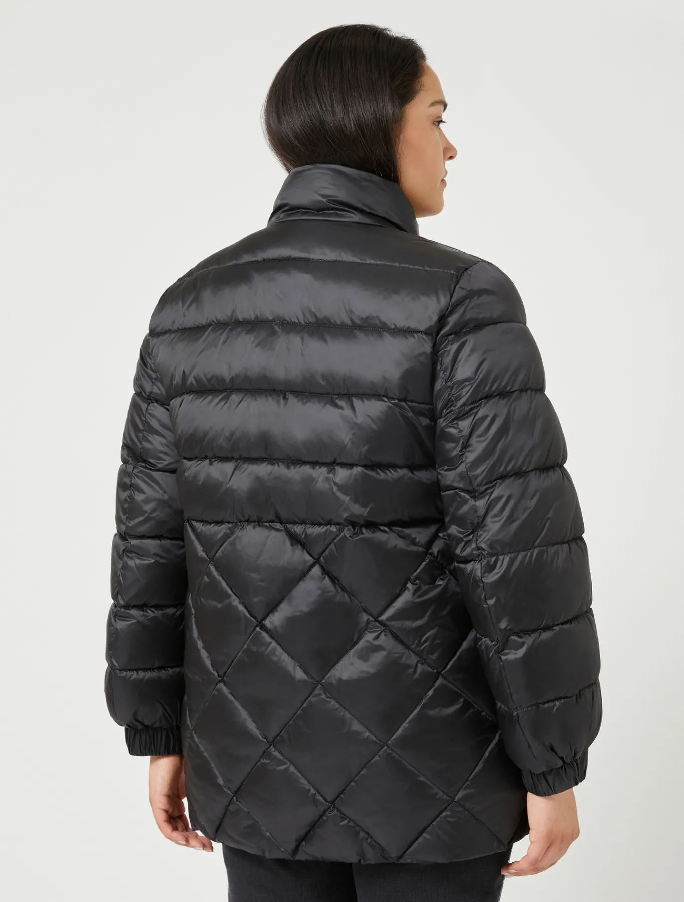 Marina Rinaldi Doudoune en tissu technique NOIR Discount