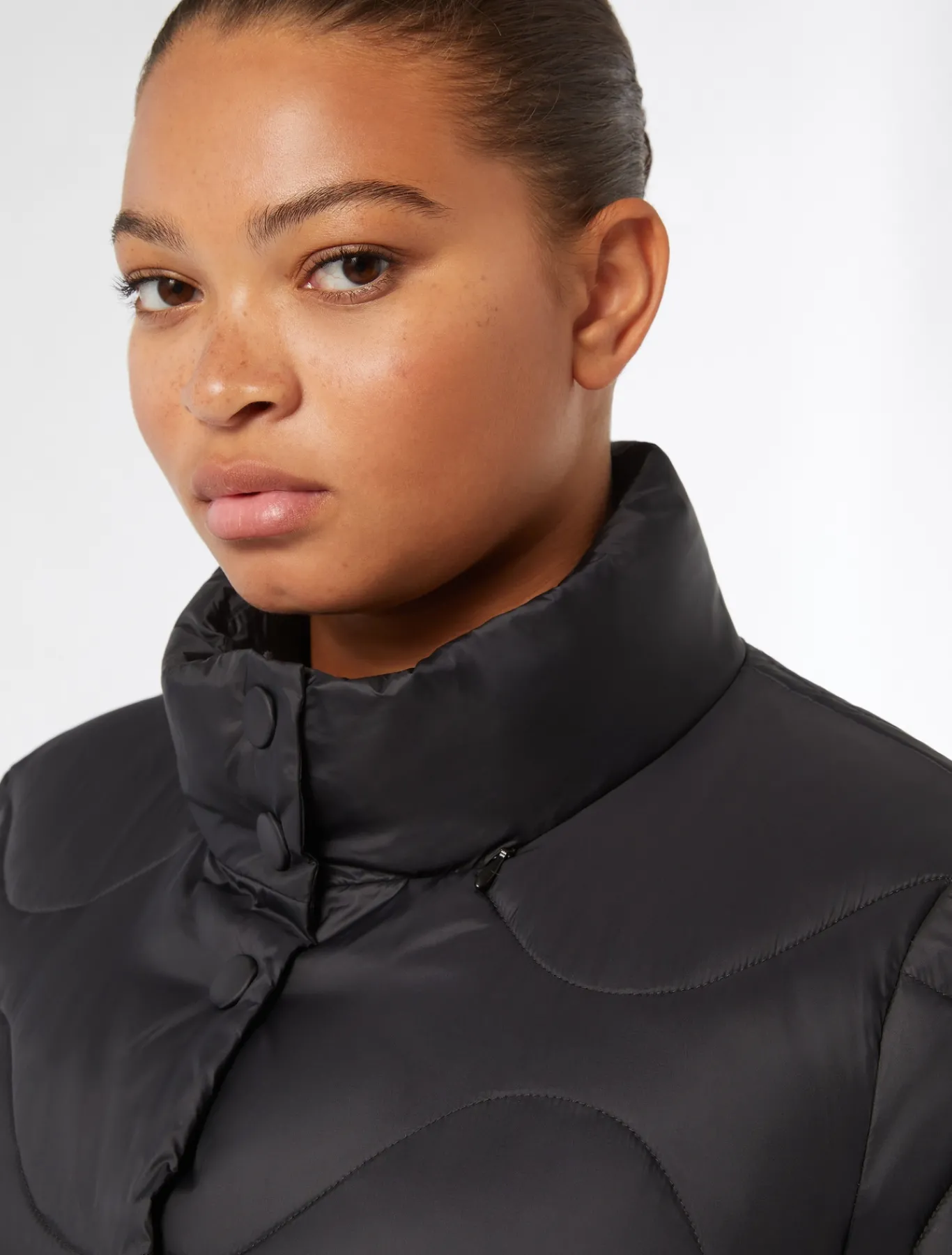 Marina Rinaldi Doudoune en toile de nylon déperlante NOIR Fashion