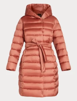 Marina Rinaldi Doudoune en toile de nylon déperlante TERRECUITE Outlet