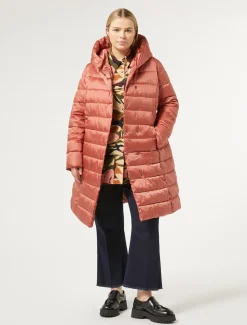 Marina Rinaldi Doudoune en toile de nylon déperlante TERRECUITE Outlet