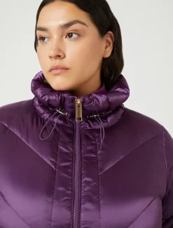 Marina Rinaldi Doudoune en toile déperlante PRUNE Best