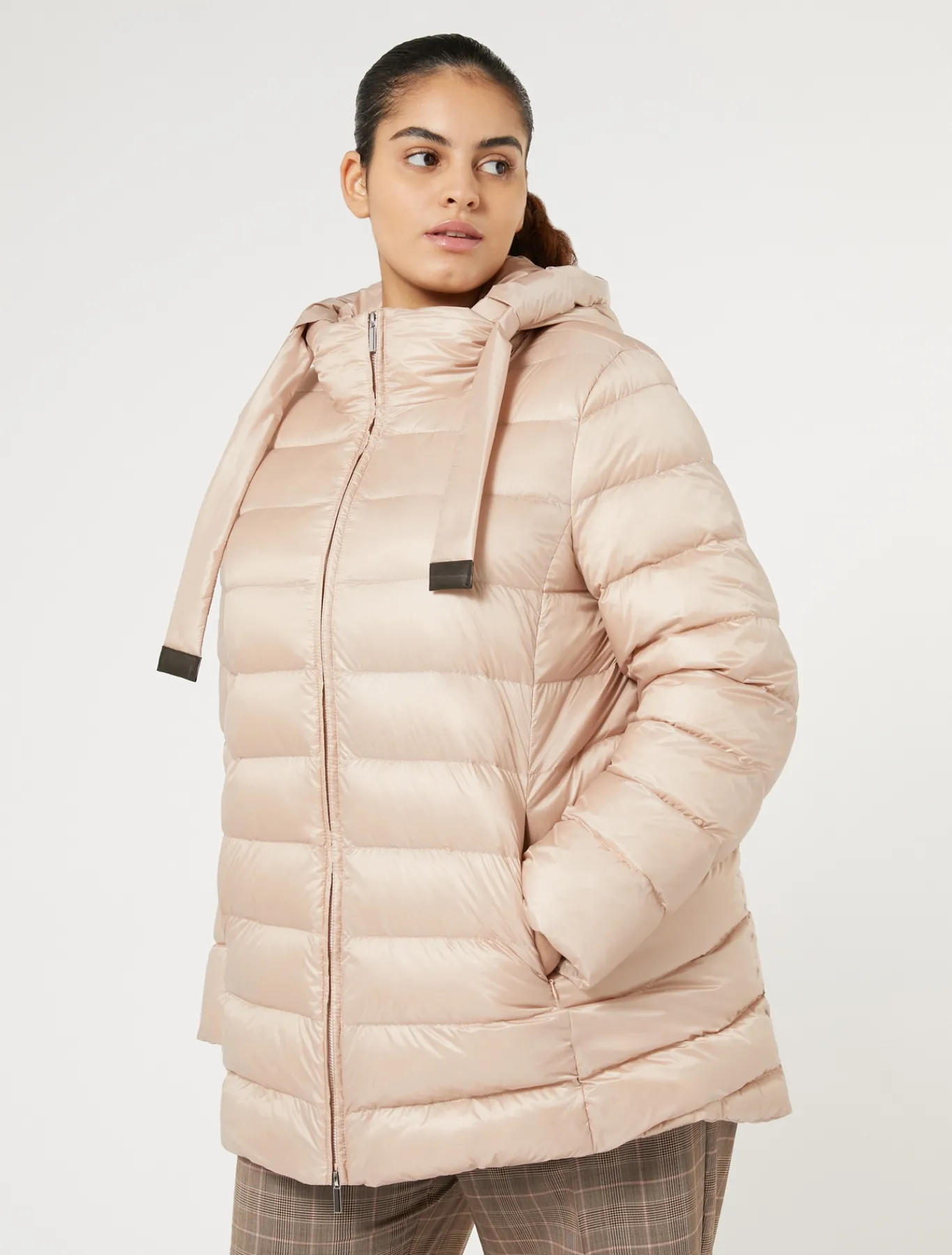 Marina Rinaldi Doudoune en toile technique déperlante ROSE Outlet