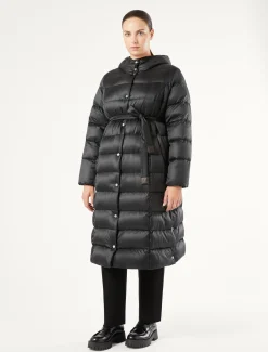Marina Rinaldi Doudoune réversible en satin déperlant NOIR New