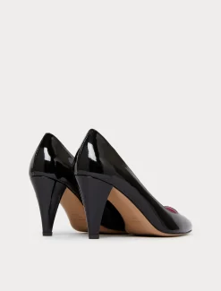 Marina Rinaldi Escarpins en cuir verni NOIR Clearance