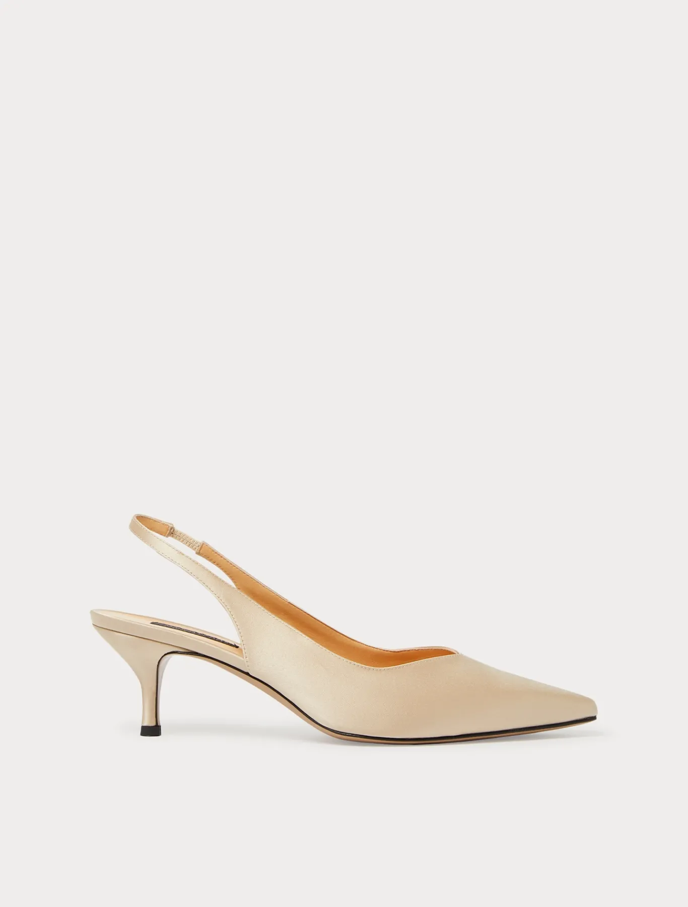 Marina Rinaldi Escarpins sling back en satin BEIGE Best