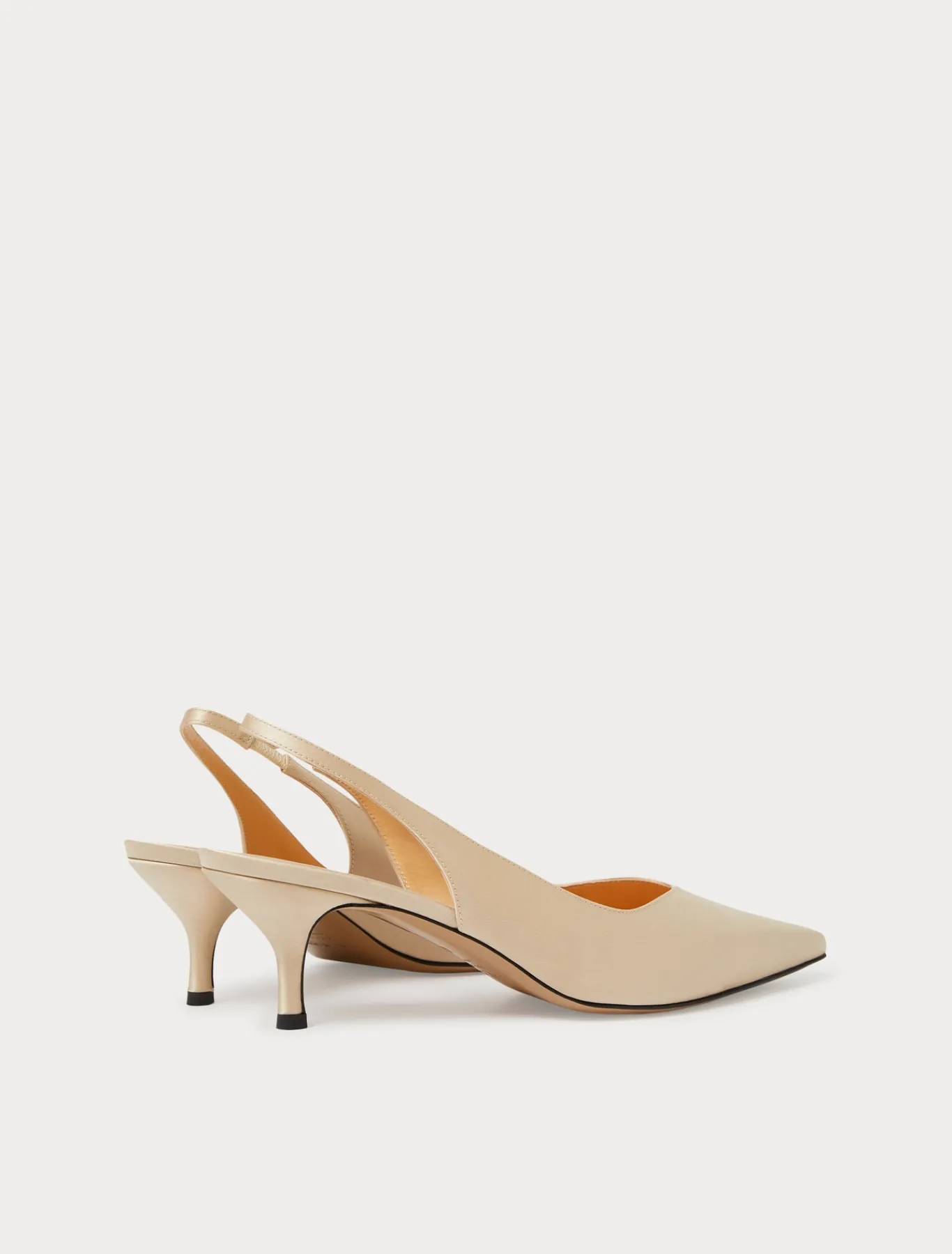 Marina Rinaldi Escarpins sling back en satin BEIGE Best