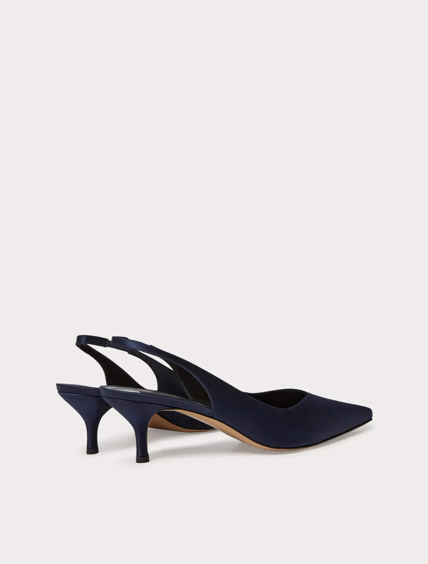 Marina Rinaldi Escarpins sling back en satin BLEUMARINE Fashion